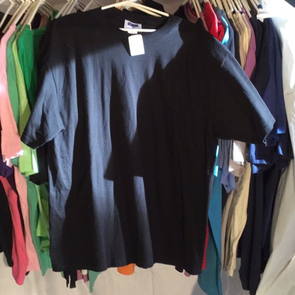 CSA black 100cotton short sleeve NWOT XL